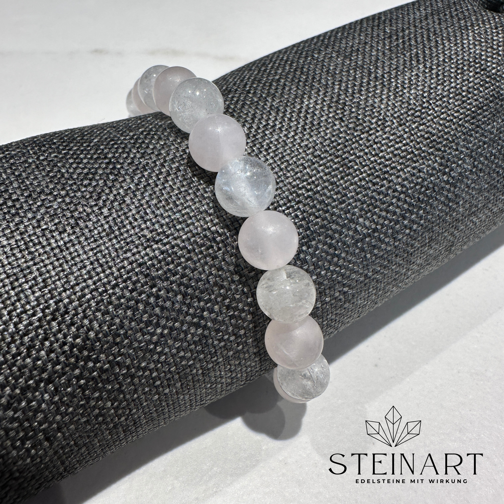 Bergkristall & Rosenquarz - Liebe/Herzöffnend