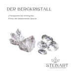 Bergkristall & Rosenquarz - Liebe/Herzöffnend