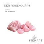 Bergkristall & Rosenquarz - Liebe/Herzöffnend