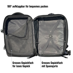 kofferBAG - Der 180° aufklappbare Rucksack